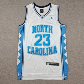 Camiseta Michael Jordan #23 NCAA Blanco/Azul 