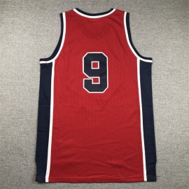 Camiseta Michael Jordan #9 USA 1984 Rojo Edición Clasico Camiseta Michael Jordan #9 USA 1984 Rojo Edición Clasico