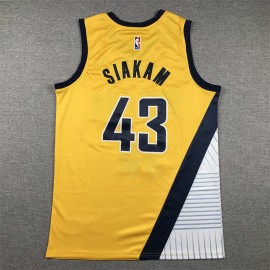 Camiseta Pascal Siakam #43 Indiana Pacers 2024 Amarillo Camiseta Pascal Siakam #43 Indiana Pacers 2024 Amarillo
