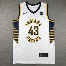 Camiseta Pascal Siakam #43 Indiana Pacers 2024 Blanco