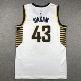 Camiseta Pascal Siakam #43 Indiana Pacers 2024 Blanco Camiseta Pascal Siakam #43 Indiana Pacers 2024 Blanco