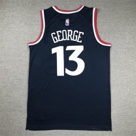 Camiseta Paul George #13 Los Angeles Clippers 2024 Azul Marino Camiseta Paul George #13 Los Angeles Clippers 2024 Azul Marino