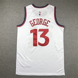 Camiseta Paul George #13 Los Angeles Clippers 2024 Blanco Camiseta Paul George #13 Los Angeles Clippers 2024 Blanco