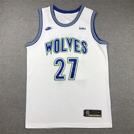 Camiseta Rudy Gobert #27 Minnesota Timberwolves Blanco Edición Clasico