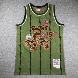 Camiseta Vince Carter #15 Toronto Raptors 2024 Verde