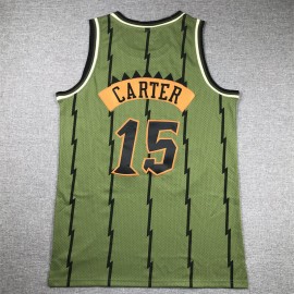 Camiseta Vince Carter #15 Toronto Raptors 2024 Verde Camiseta Vince Carter #15 Toronto Raptors 2024 Verde