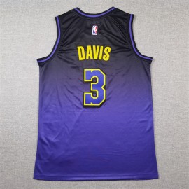 Camiseta Anthony Davis #3 Los Angeles Lakers 2025 Púrpura City Edition Camiseta Anthony Davis #3 Los Angeles Lakers 2025 Púrpura City Edition