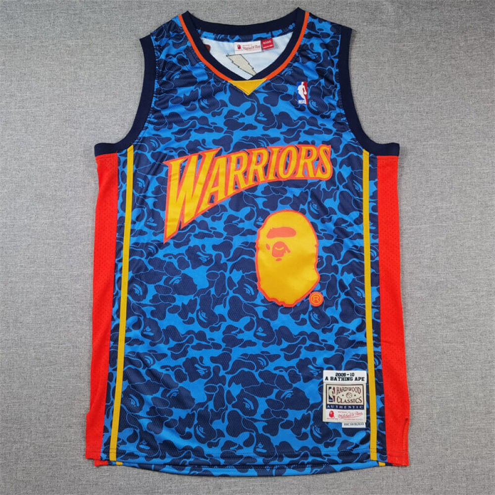 Camiseta Bape #93 Golden State Warriors Azul Camiseta Bape #93 Golden State Warriors Azul