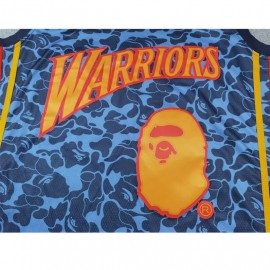 Camiseta Bape #93 Golden State Warriors Azul Camiseta Bape #93 Golden State Warriors Azul