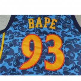 Camiseta Bape #93 Golden State Warriors Azul Camiseta Bape #93 Golden State Warriors Azul