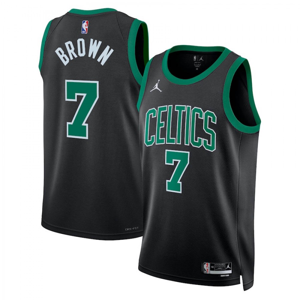 Camiseta Jaylen Brown #7 Boston Celtics Negro Camiseta Jaylen Brown #7 Boston Celtics Negro