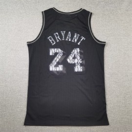 Camiseta Kobe Bryant #24 Los Angeles Lakers Retro Negro con Estampado de Serpiente Camiseta Kobe Bryant #24 Los Angeles Lakers Retro Negro con Estampado de Serpiente