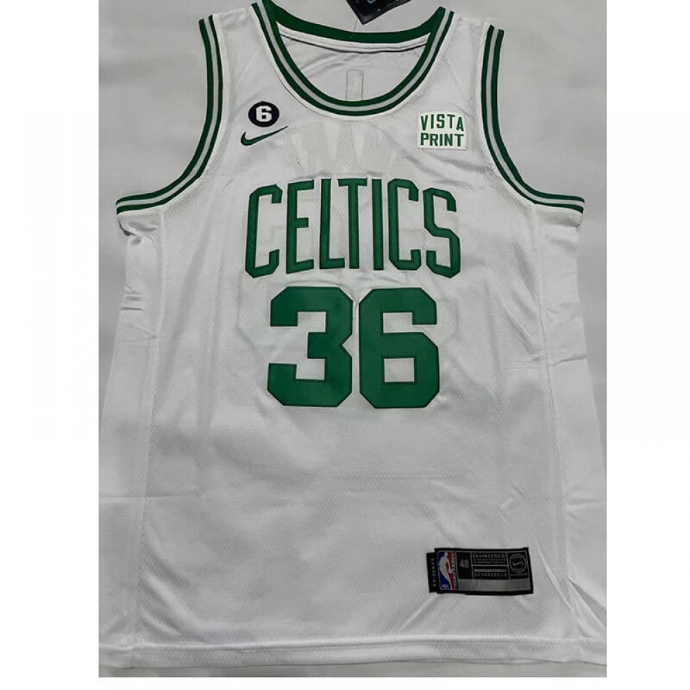 Camiseta Marcus Smart #36 Boston Celtics 2023 Blanco Camiseta Marcus Smart #36 Boston Celtics 2023 Blanco