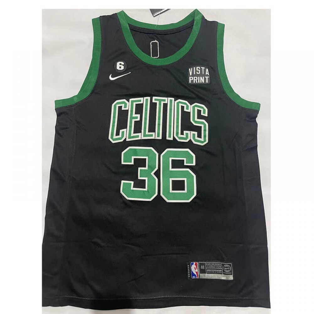 Camiseta Marcus Smart #36 Boston Celtics 2023 Negro Camiseta Marcus Smart #36 Boston Celtics 2023 Negro