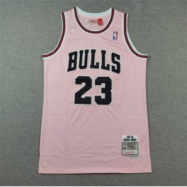 Camiseta Michael Jordan #23 Chicago Bulls Retro Rosa