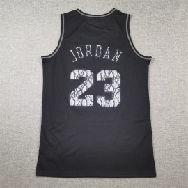 Camiseta Michael Jordan #23 Chicago Bulls Retro Negro con Estampado de Serpiente Camiseta Michael Jordan #23 Chicago Bulls Retro Negro con Estampado de Serpiente