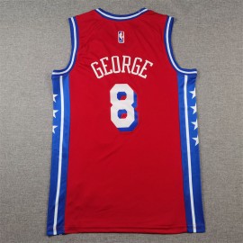 Camiseta Paul George #8 Philadelphia 76ers Rojo Camiseta Paul George #8 Philadelphia 76ers Rojo