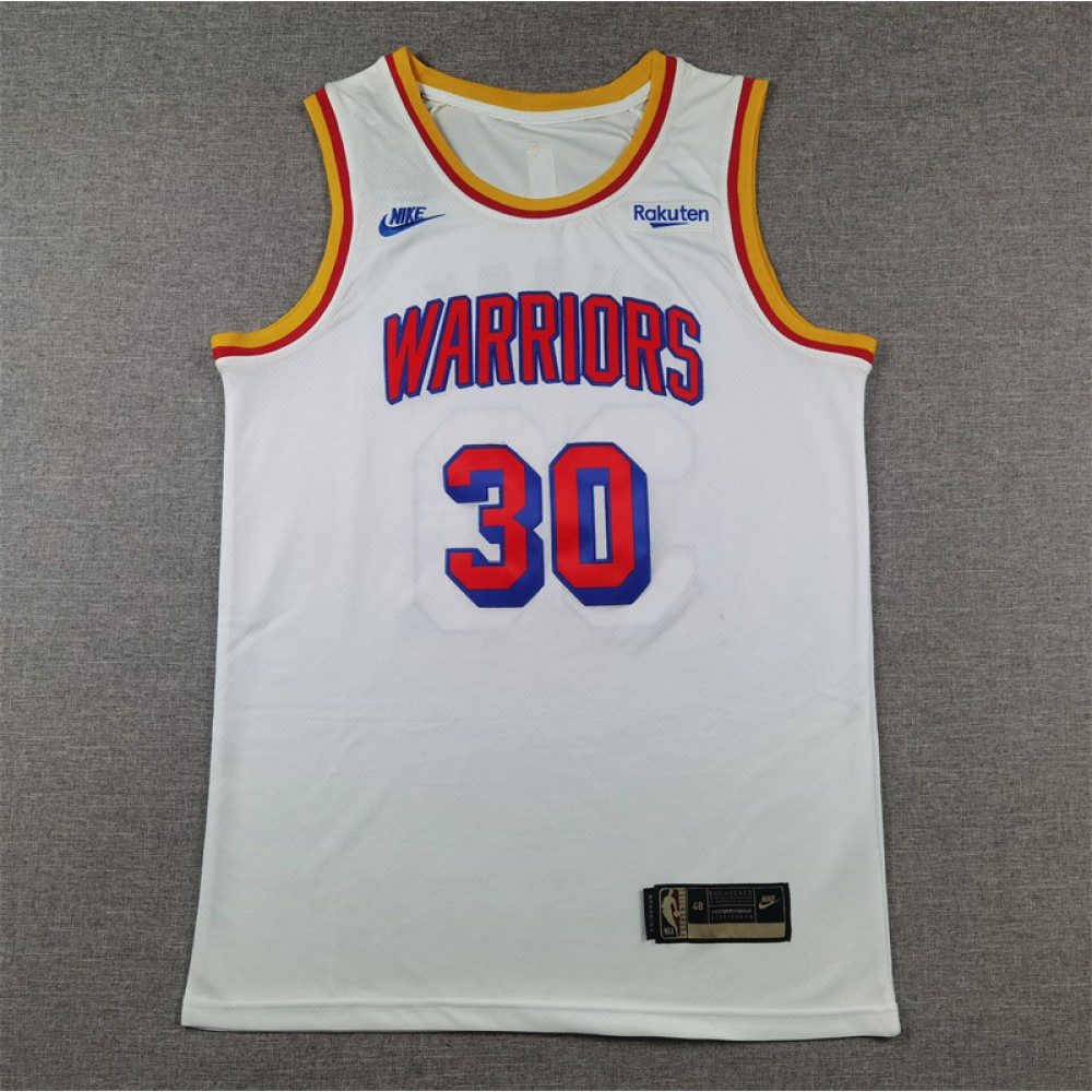Camiseta Stephen Curry #30 Golden State Warriors 2025 Blanco Clásico Camiseta Stephen Curry #30 Golden State Warriors 2025 Blanco Clásico