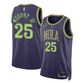 Camiseta Trey Murphy III #25 New Orleans Pelicans 2024 Morado City Edition