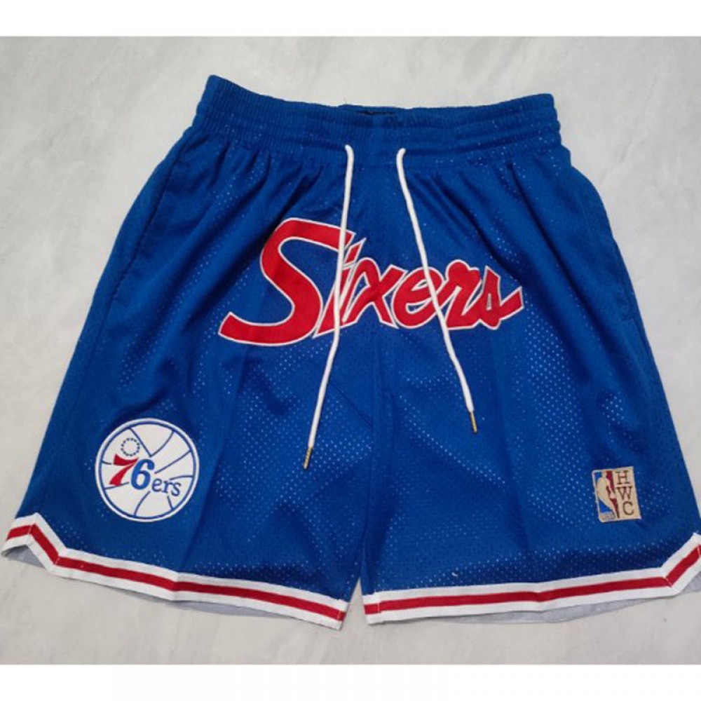 Pantalón Corto Philadelphia 76ers Azul Hardwood Classics Pantalón Corto Philadelphia 76ers Azul Hardwood Classics