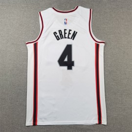 Camiseta Jalen Green #4 Houston Rockets 2025 City Edition Blanco Camiseta Jalen Green #4 Houston Rockets 2025 City Edition Blanco