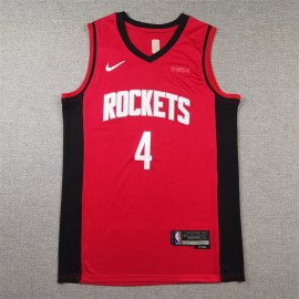 Camiseta Jalen Green #4 Houston Rockets 2025 Icon Edition Rojo