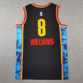 Camiseta Jalen Williams #8 Oklahoma City Thunder 2025 City Edition Negro Camiseta Jalen Williams #8 Oklahoma City Thunder 2025 City Edition Negro