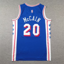 Camiseta Jared Dane McCain #20 Philadelphia 76ers 2025 Icon Edition Azul Camiseta Jared Dane McCain #20 Philadelphia 76ers 2025 Icon Edition Azul