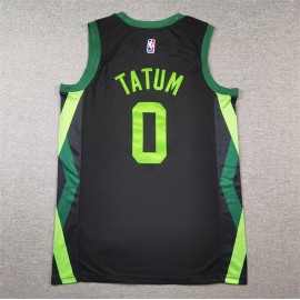 Camiseta Jayson Tatum #0 Boston Celtics 2025 City Edition Negro Camiseta Jayson Tatum #0 Boston Celtics 2025 City Edition Negro