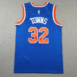 Camiseta Karl-Anthony Towns #32 New York Knicks 2025 Icon Edition Azul Camiseta Karl-Anthony Towns #32 New York Knicks 2025 Icon Edition Azul