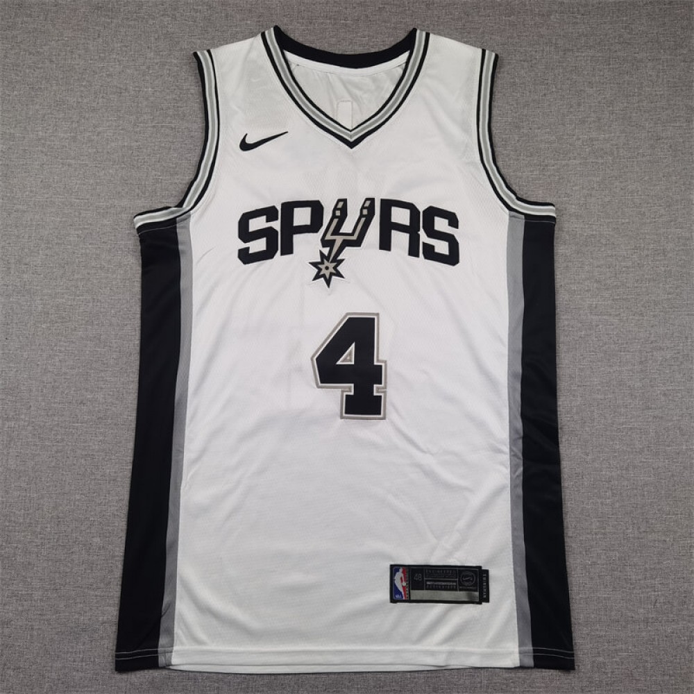 Camiseta De'Aaron Fox #4 San Antonio Spurs Blanco Camiseta De'Aaron Fox #4 San Antonio Spurs Blanco