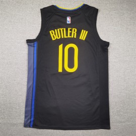 Camiseta Jimmy Butler #10 Golden State Warriors 2025 Statement Edition Negro Camiseta Jimmy Butler #10 Golden State Warriors 2025 Statement Edition Negro