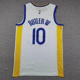 Camiseta Jimmy Butler #10 Golden State Warriors Blanco Camiseta Jimmy Butler #10 Golden State Warriors Blanco
