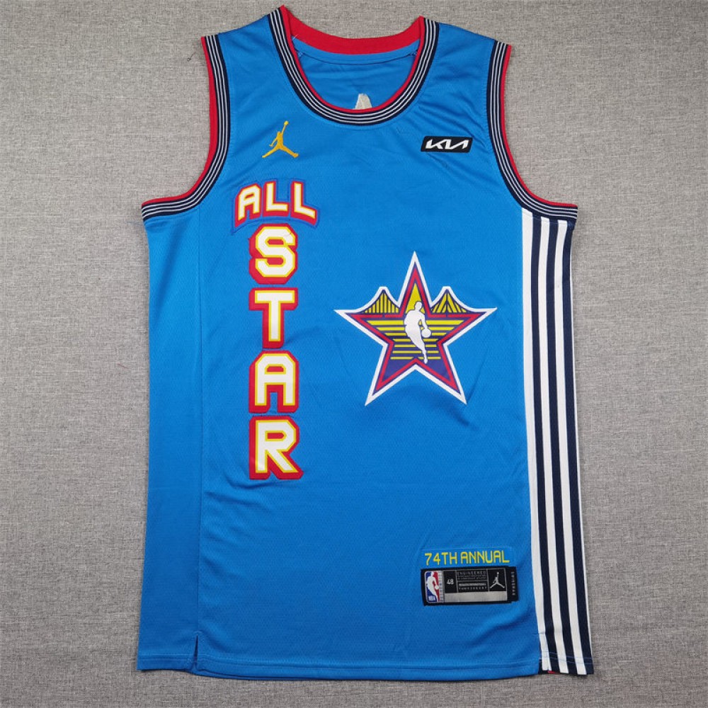 Camiseta Kevin Durant #35 All-Star 2025 Azul Claro Camiseta Kevin Durant #35 All-Star 2025 Azul Claro