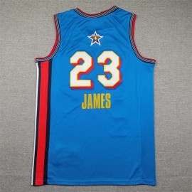 Camiseta LeBron James #23 All-Star 2025 Azul Claro Camiseta LeBron James #23 All-Star 2025 Azul Claro