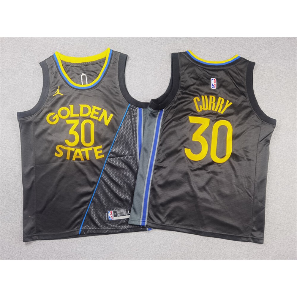 Camiseta Stephen Curry #30 Golden State Warriors 2025 Statement Edition Negro Niño Camiseta Stephen Curry #30 Golden State Warriors 2025 Statement Edition Negro Niño