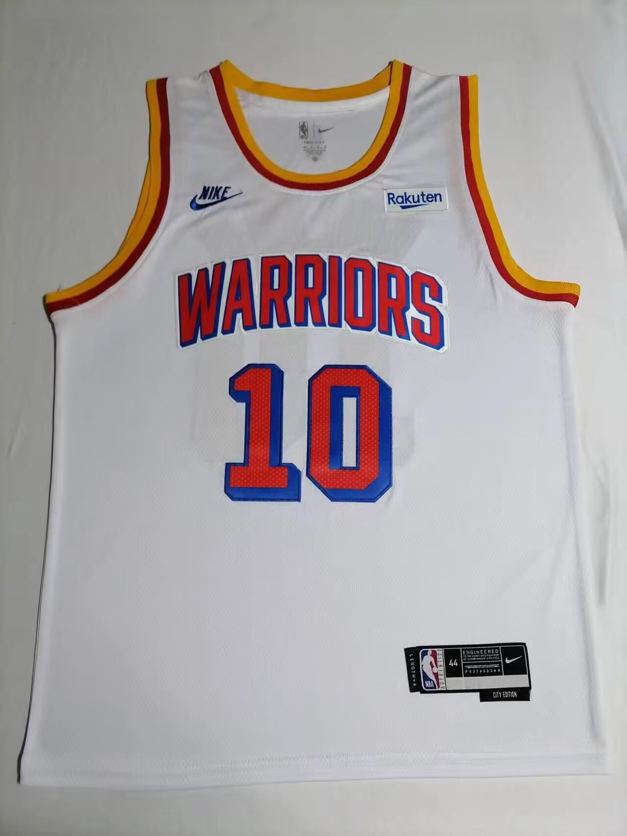 Camiseta Jimmy Butler #10 Golden State Warriors Retro Blanco Camiseta Jimmy Butler #10 Golden State Warriors Retro Blanco