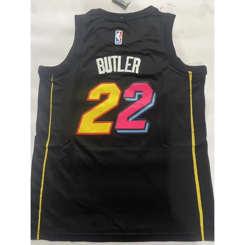 Camiseta Jimmy Butler #22 Miami Heat Negro Niño Camiseta Jimmy Butler #22 Miami Heat Negro Niño