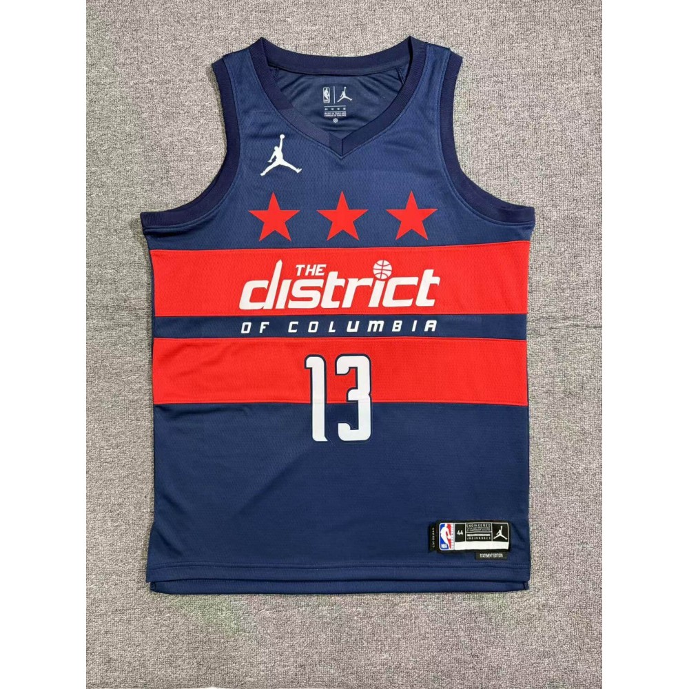 Camiseta Jordan Poole #13 Washington Wizards 2025 Statement Edition Azul Camiseta Jordan Poole #13 Washington Wizards 2025 Statement Edition Azul