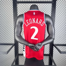 Camiseta Kawhi Leonard #2 Los Angeles Clippers 2025 Statement Edition Rojo Camiseta Kawhi Leonard #2 Los Angeles Clippers 2025 Statement Edition Rojo