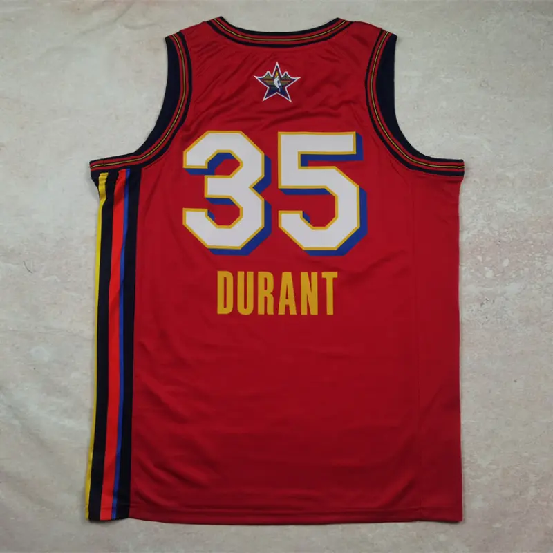 Camiseta Kevin Durant #35 All-Star 2025 Rojo Camiseta Kevin Durant #35 All-Star 2025 Rojo