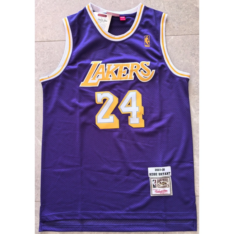 Camiseta Kobe Bryant #24 Los Angeles Lakers Retro Púrpura