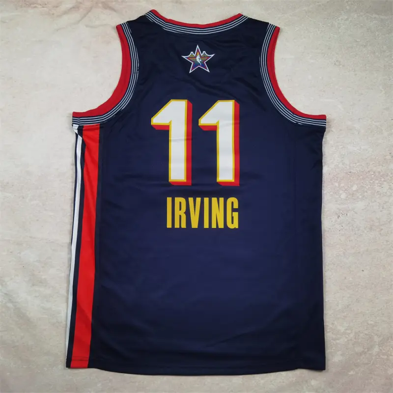 Camiseta Kyrie Irving #11 All-Star 2025 Azul Oscuro Camiseta Kyrie Irving #11 All-Star 2025 Azul Oscuro