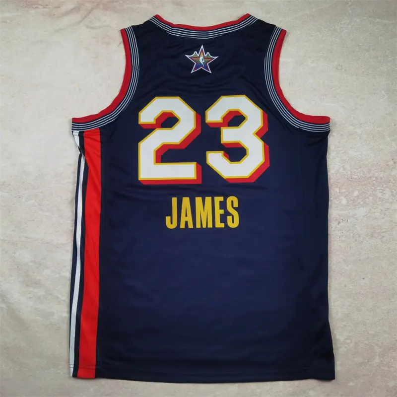 Camiseta LeBron James #23 All-Star 2025 Azul Oscuro Camiseta LeBron James #23 All-Star 2025 Azul Oscuro