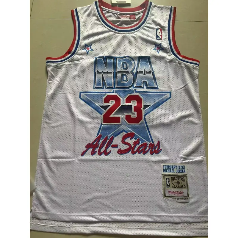 Camiseta LeBron James #23 All-Star Retro Blanco