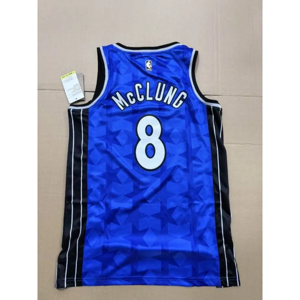 Camiseta Mac McClung #8 Orlando Magic Edición Clásico Azul Camiseta Mac McClung #8 Orlando Magic Edición Clásico Azul