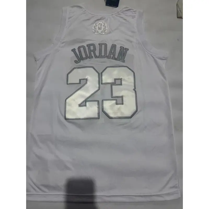 Camiseta Michael Jordan #23 Chicago Bulls Blanco Camiseta Michael Jordan #23 Chicago Bulls Blanco