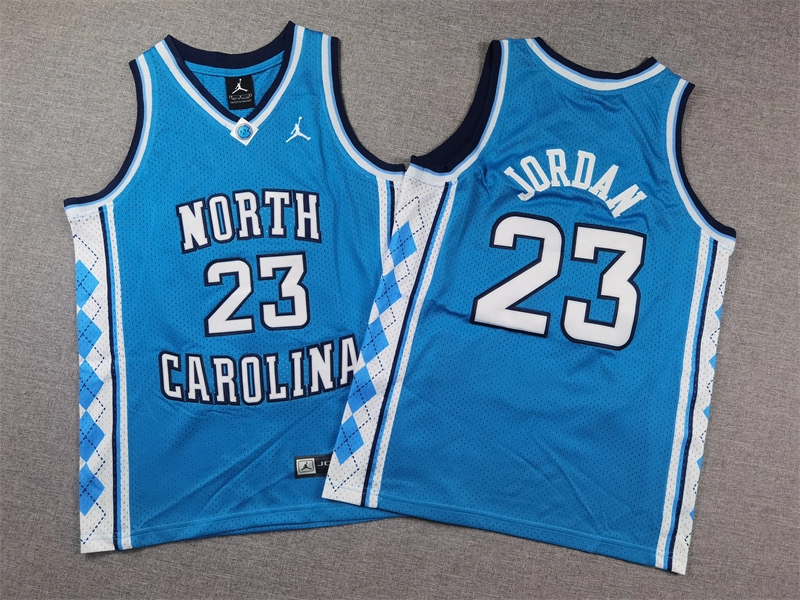 Camiseta Michael Jordan #23 North Carolina Ncaa Azul Niño Camiseta Michael Jordan #23 North Carolina Ncaa Azul Niño