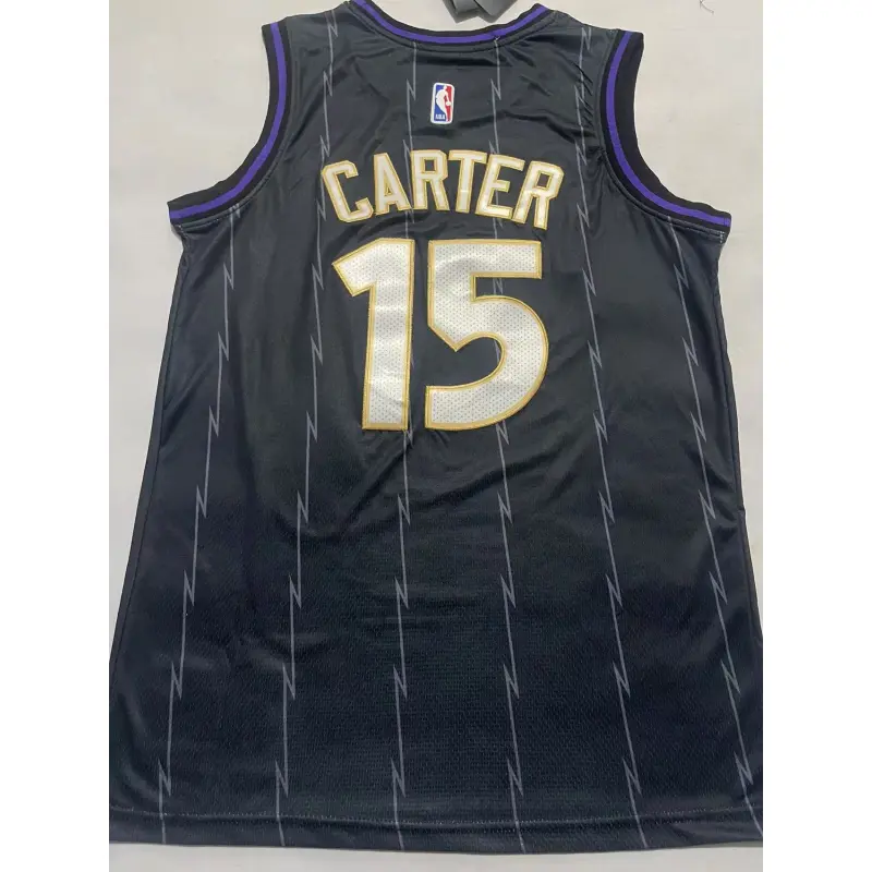 Camiseta Vince Carter #15 Toronto Raptors 2025 Negro City Edition Camiseta Vince Carter #15 Toronto Raptors 2025 Negro City Edition