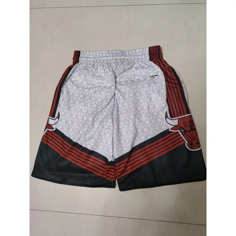 Pantalón Corto De Bolsillo Chicago Bulls 2023 Blanco City Edition